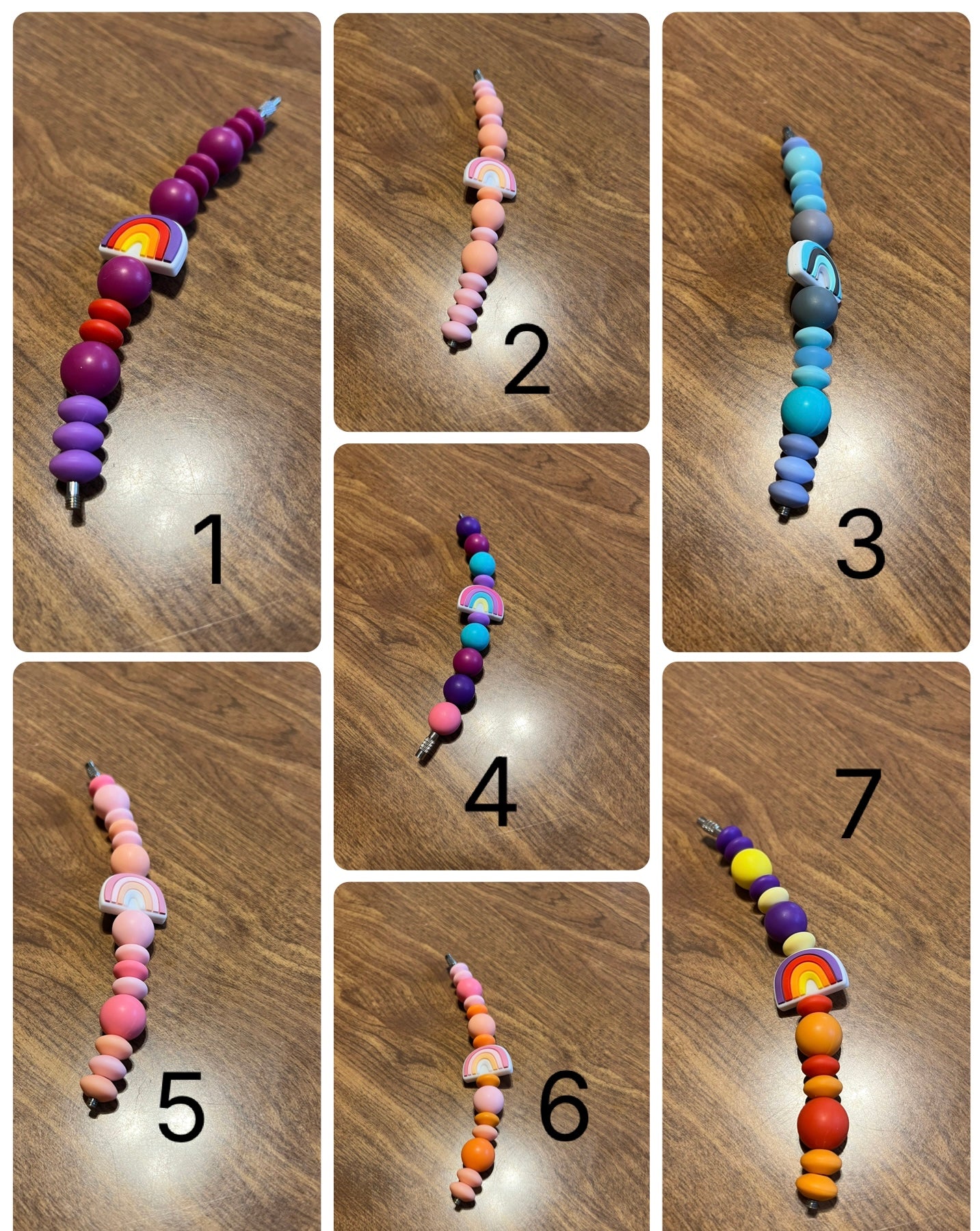 Handle Charms - Rainbows
