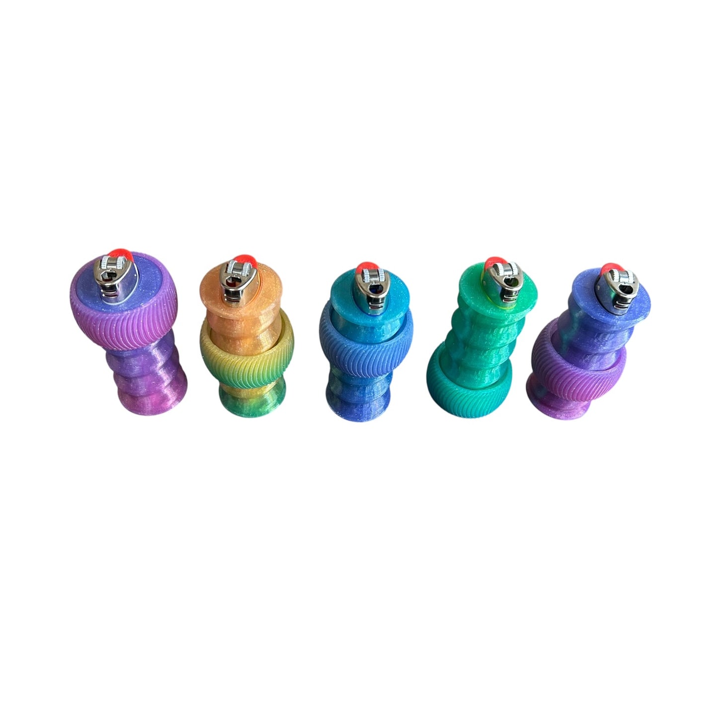Twist & Spark Fidget Lighter Holder