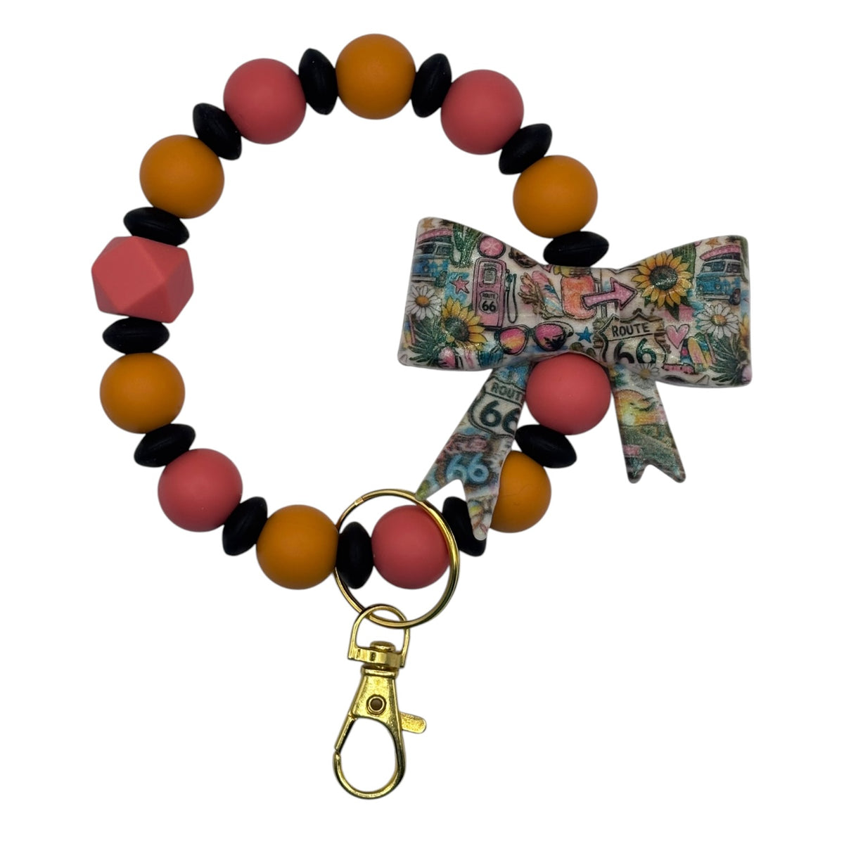 Route 66 Wristlet | Sunset