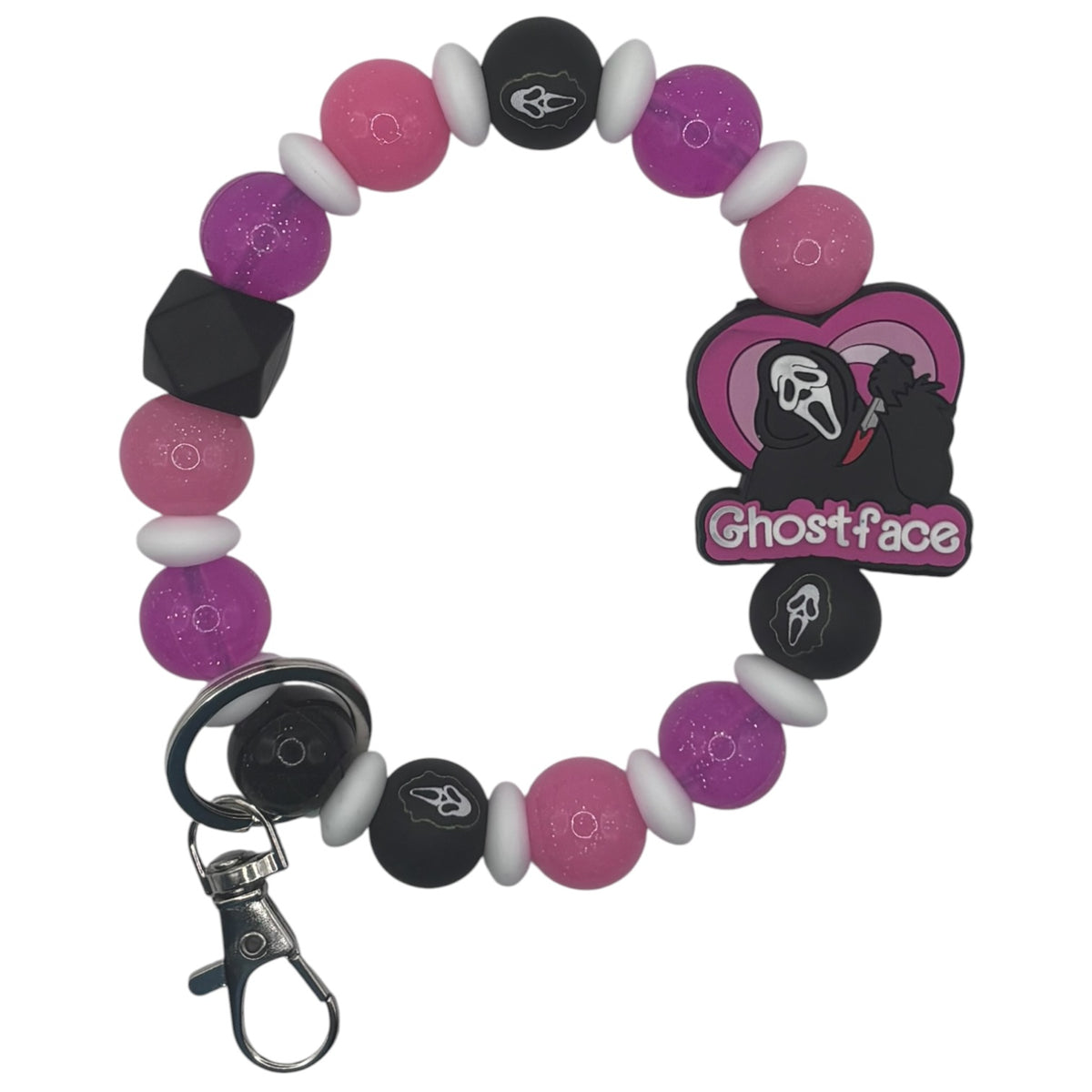 Call Me Horror Wristlet: Pink