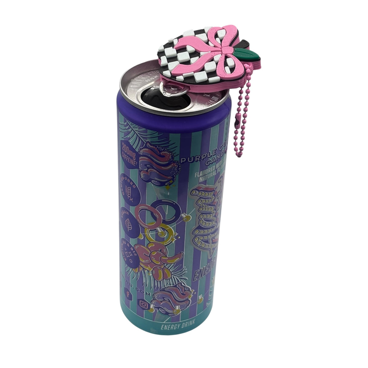 Checkered Apple Can Opener & Nail Saver