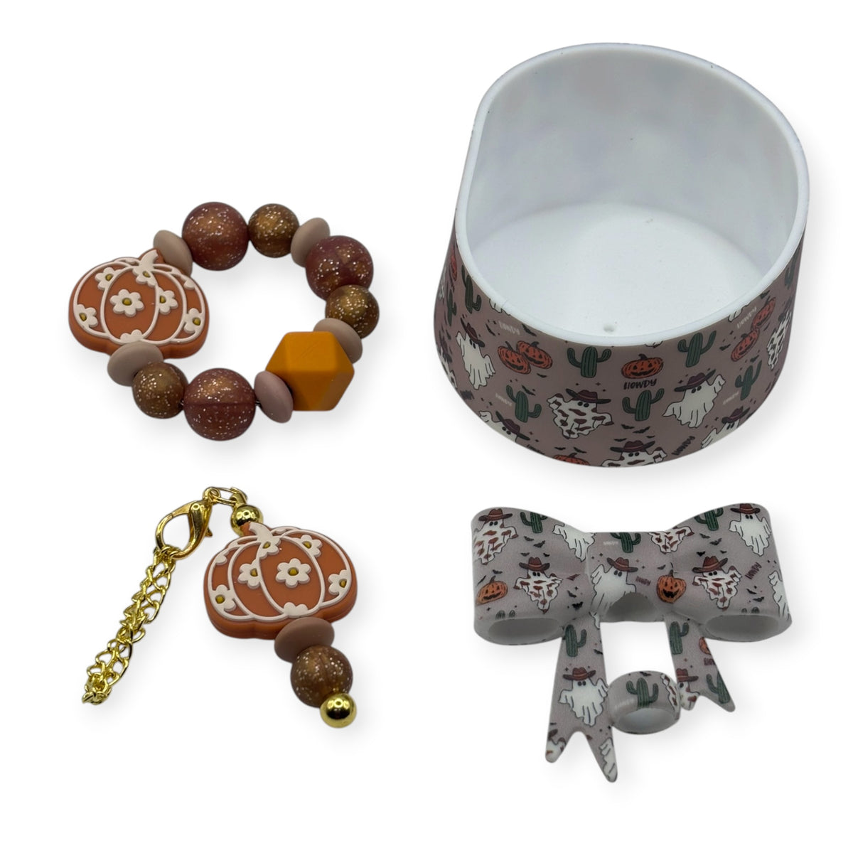 Howdy Boo Tumbler Accessory Set
