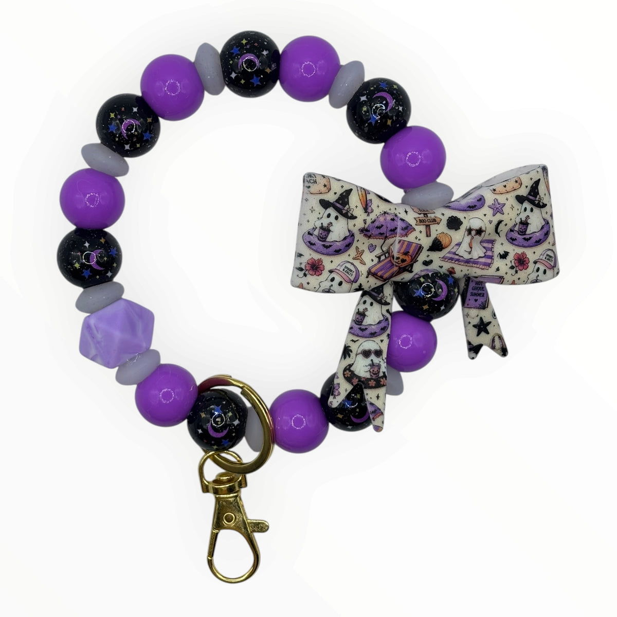 Spooky Beach Ghost Wristlet
