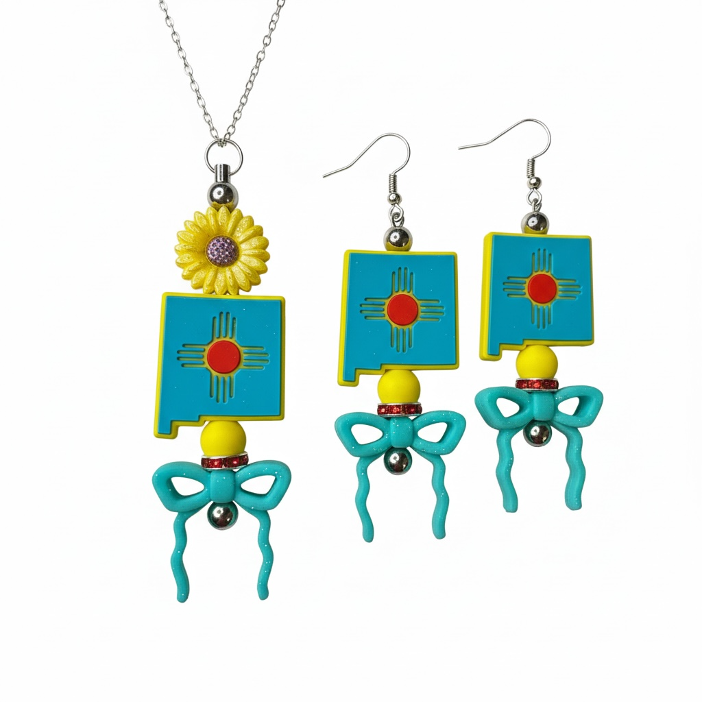 New Mexico Charm Jewelry Set