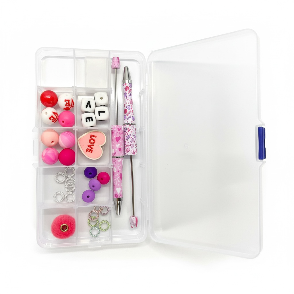 DIY Valentine Beadable Pen Kit — Shaken Not Stirred Edition