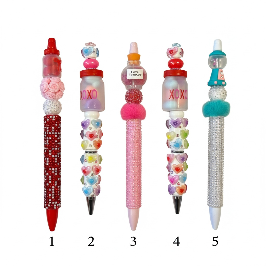 Glam Sweetheart Beaded Pen Collection