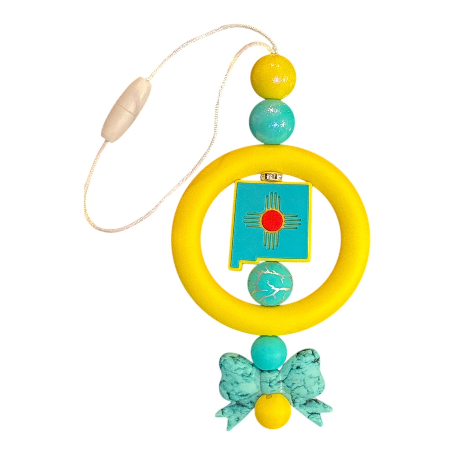 Zia Sunshine Car Charm
