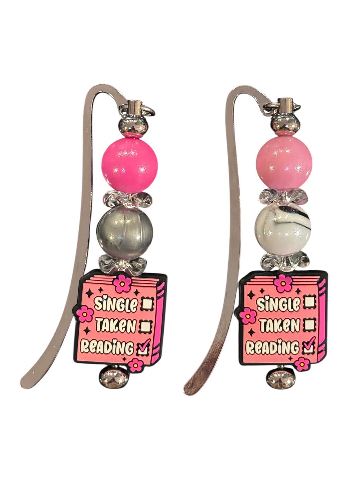 “Single, Taken, Reading” Bookmark