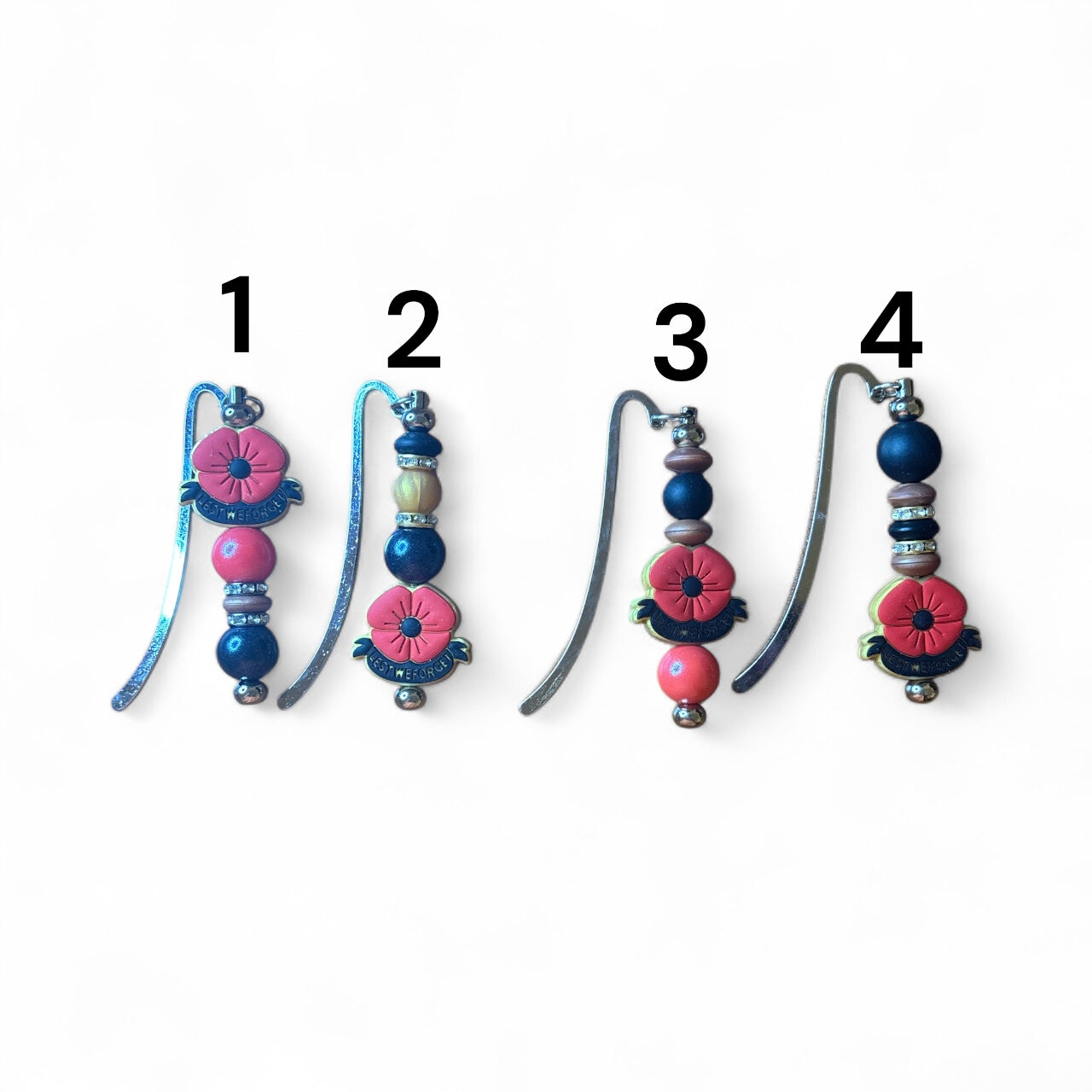 🌺 Veterans Poppy Bookmark Collection