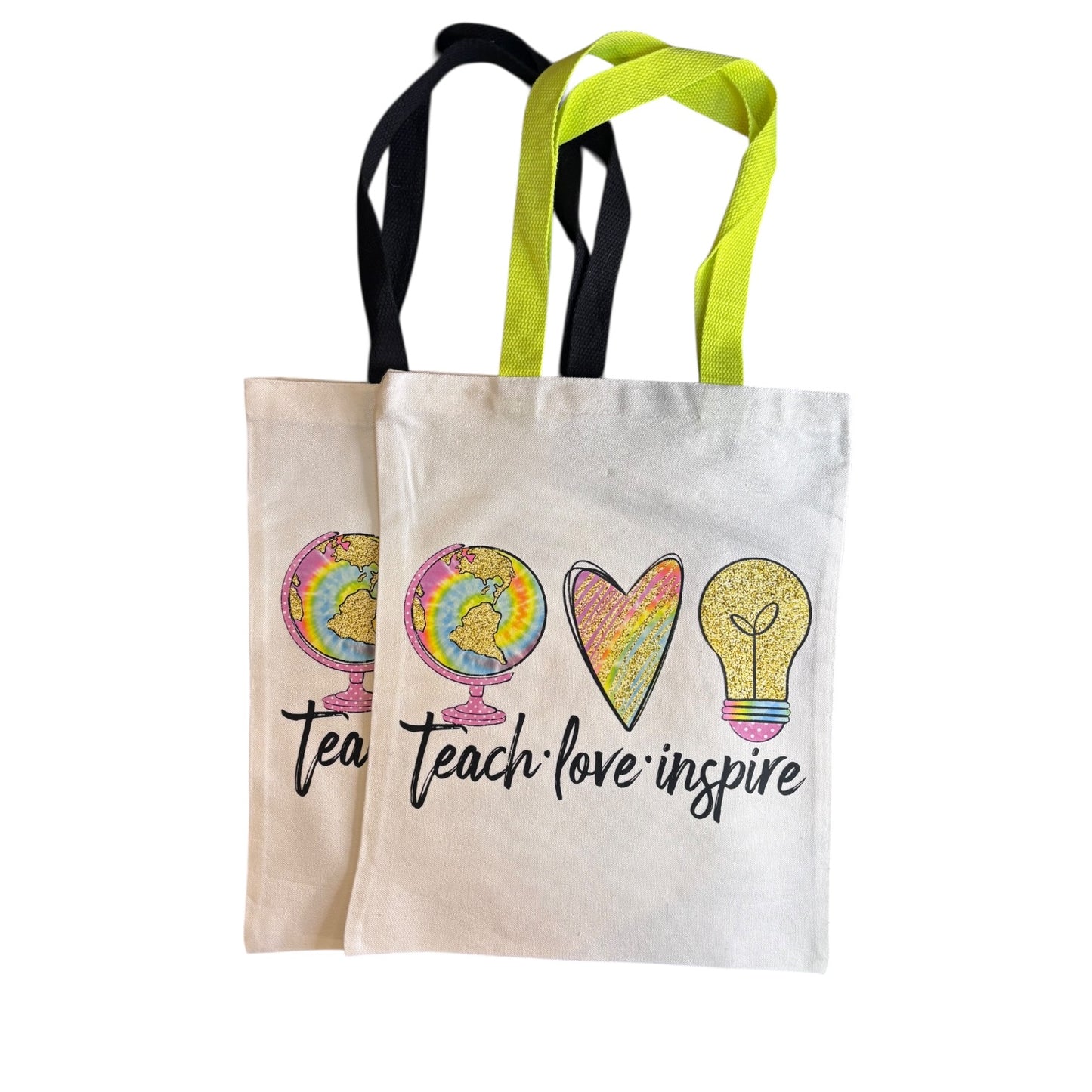 Pressed Teacher Canvas Tote Collection