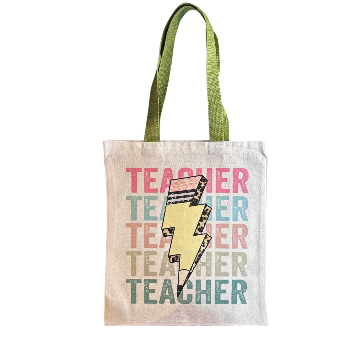 Pressed Teacher Canvas Tote Collection