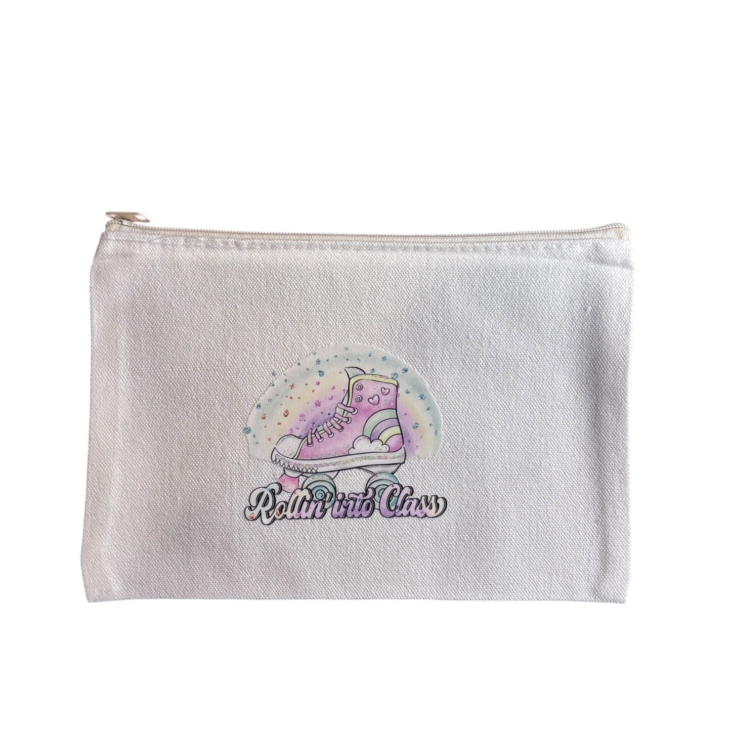 Pressed Teacher Canvas Zipper Pouch Collection