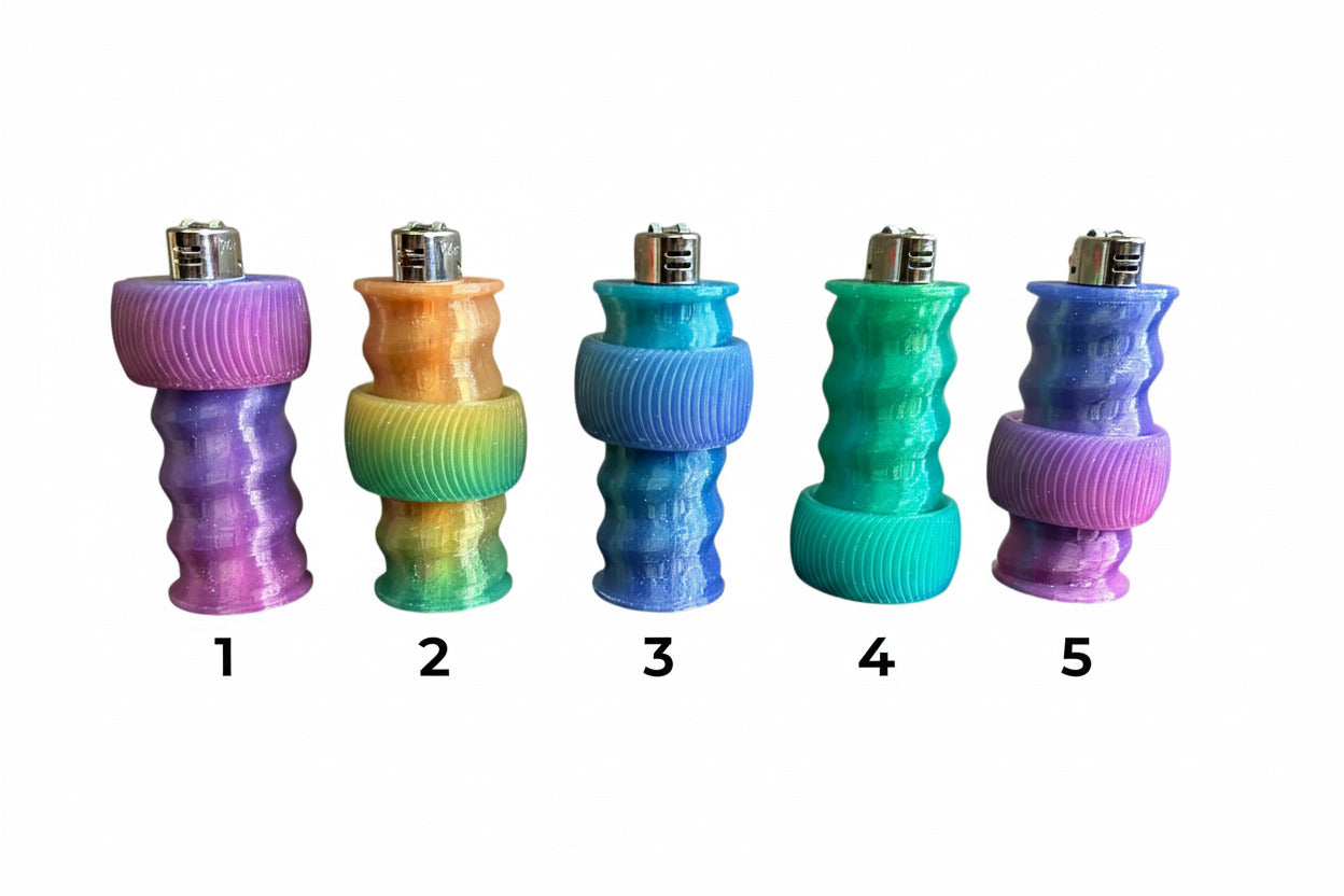 Twist & Spark Fidget Lighter Holder