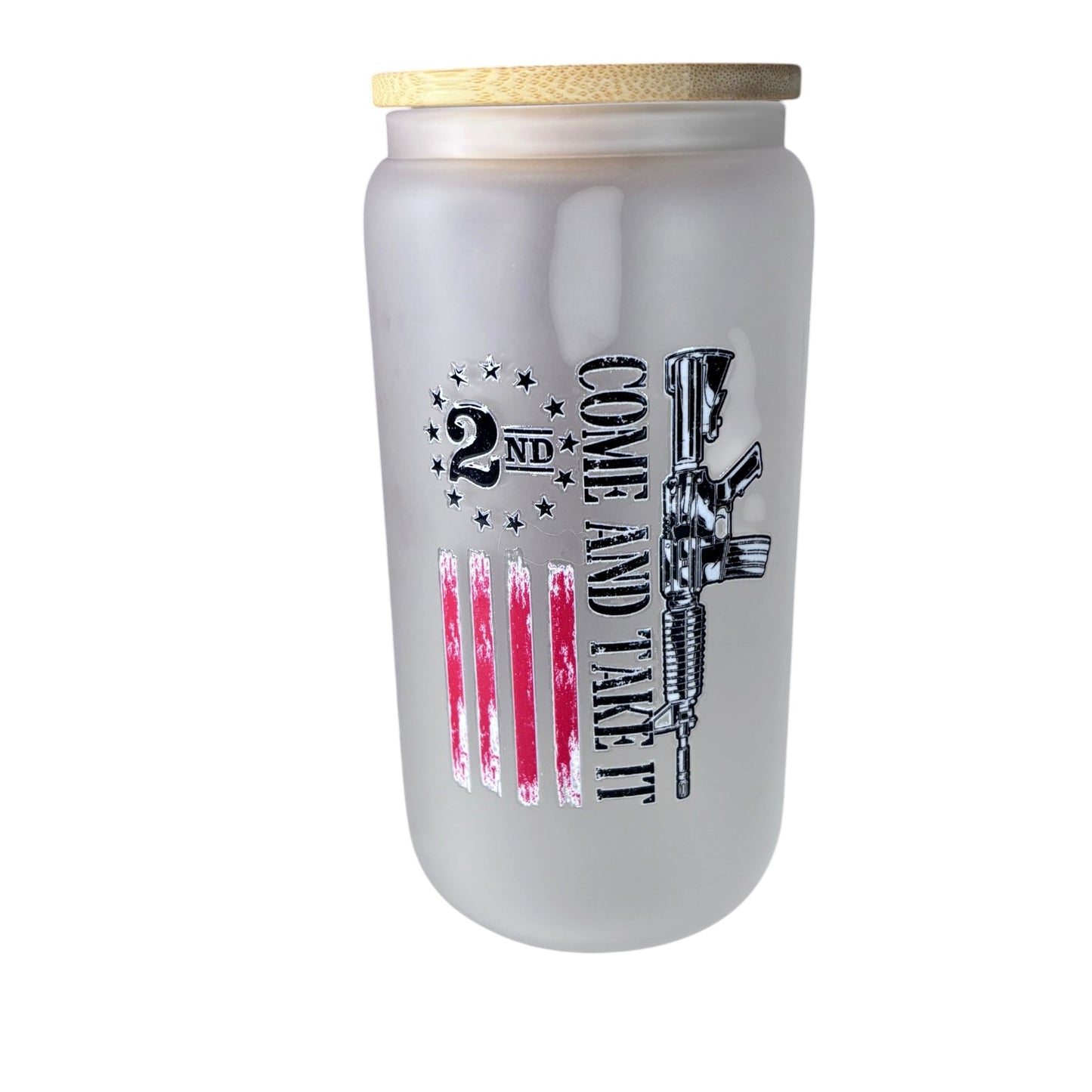 2nd Amendment Glass Can – 16 oz