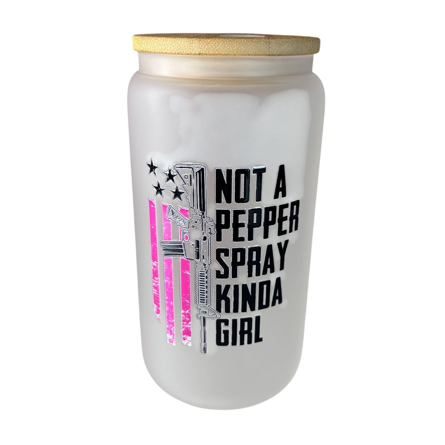 2nd Amendment Glass Can – 16 oz