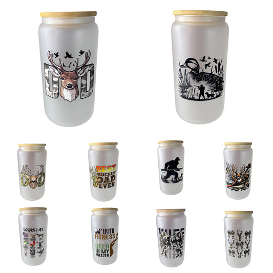 Hunting Glass Can – 16 oz