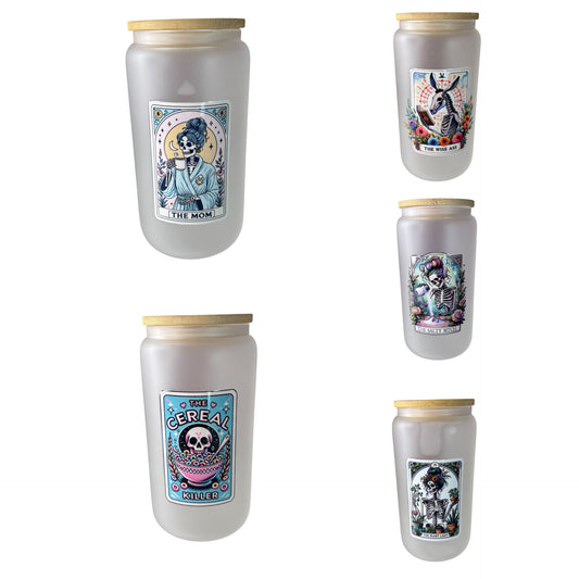 Tarot Glass Can – 16 oz