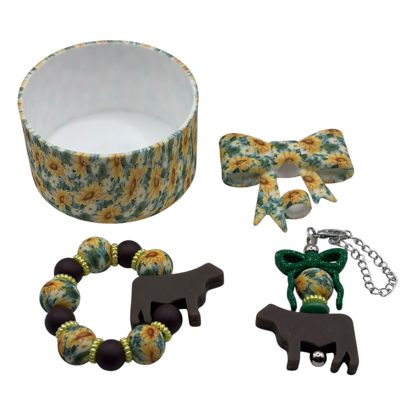Sunflower Meadow Tumbler Accessory Bundle