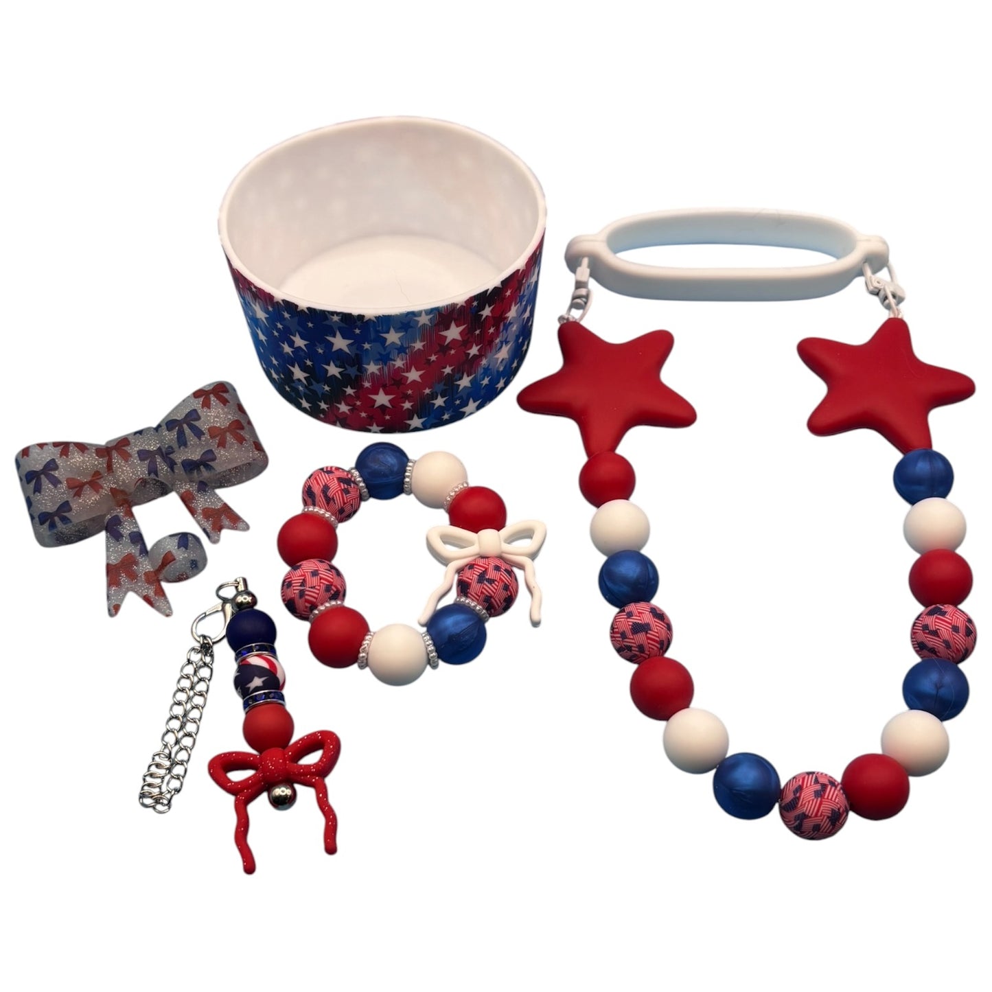 Patriotic Tumbler Accessory Set