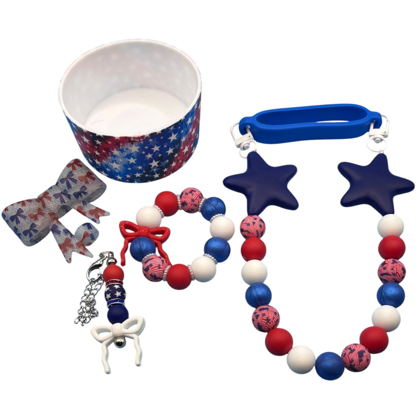 Patriotic Tumbler Accessory Set