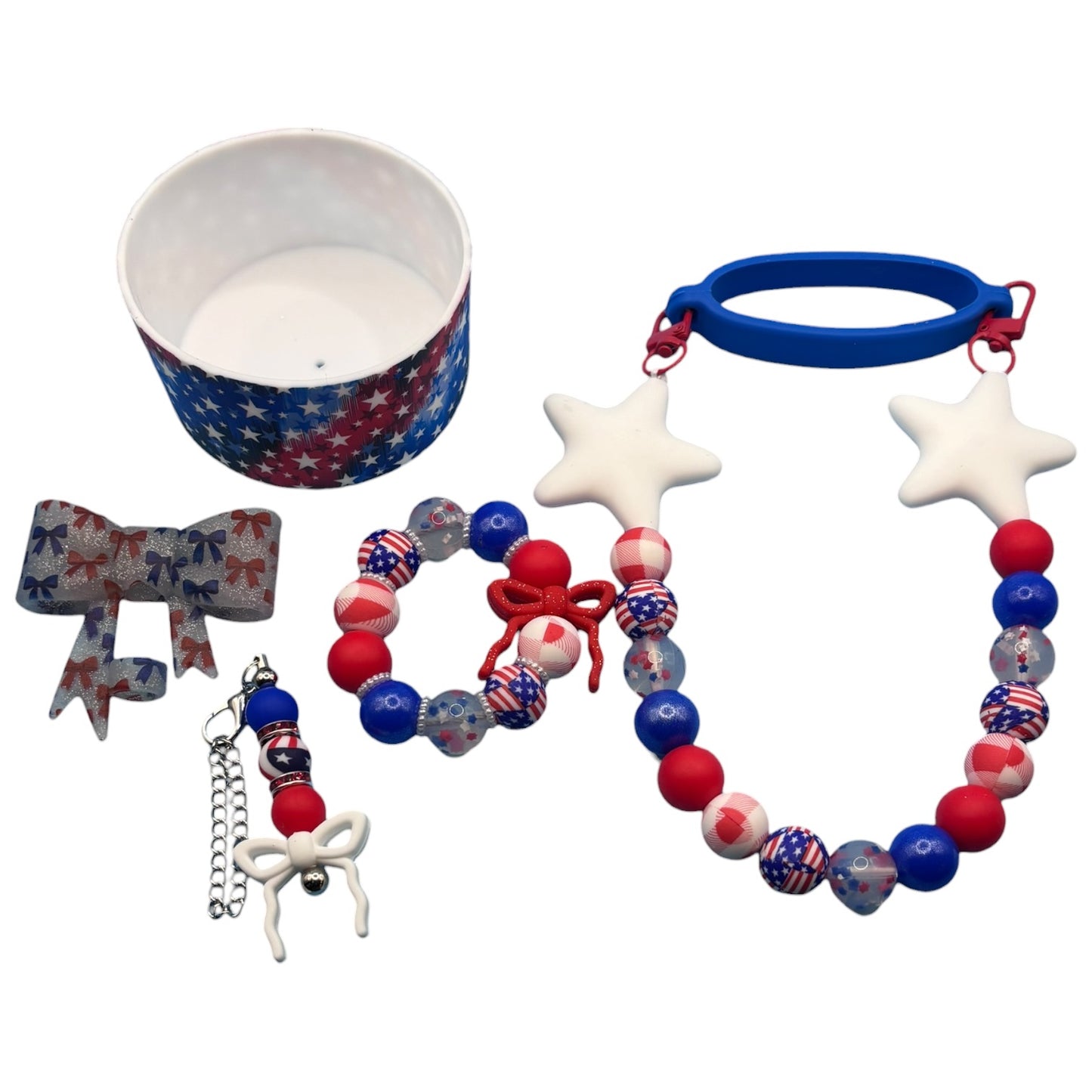 Patriotic Tumbler Accessory Set