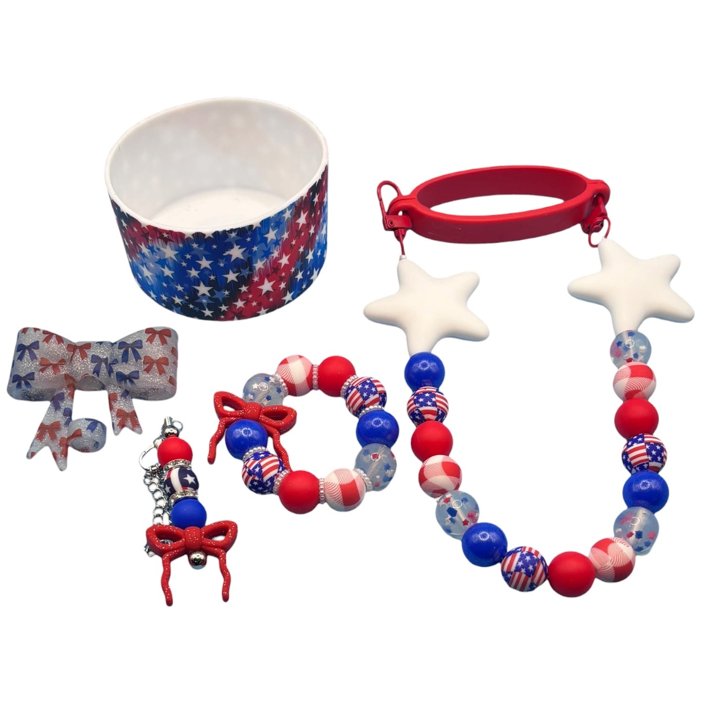 Patriotic Tumbler Accessory Set
