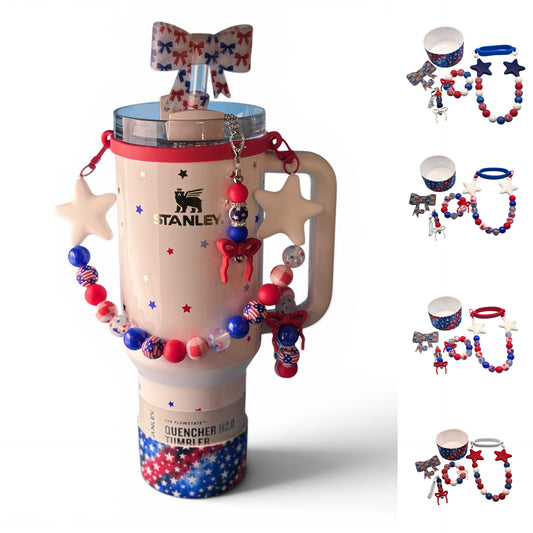 Patriotic Tumbler Accessory Set