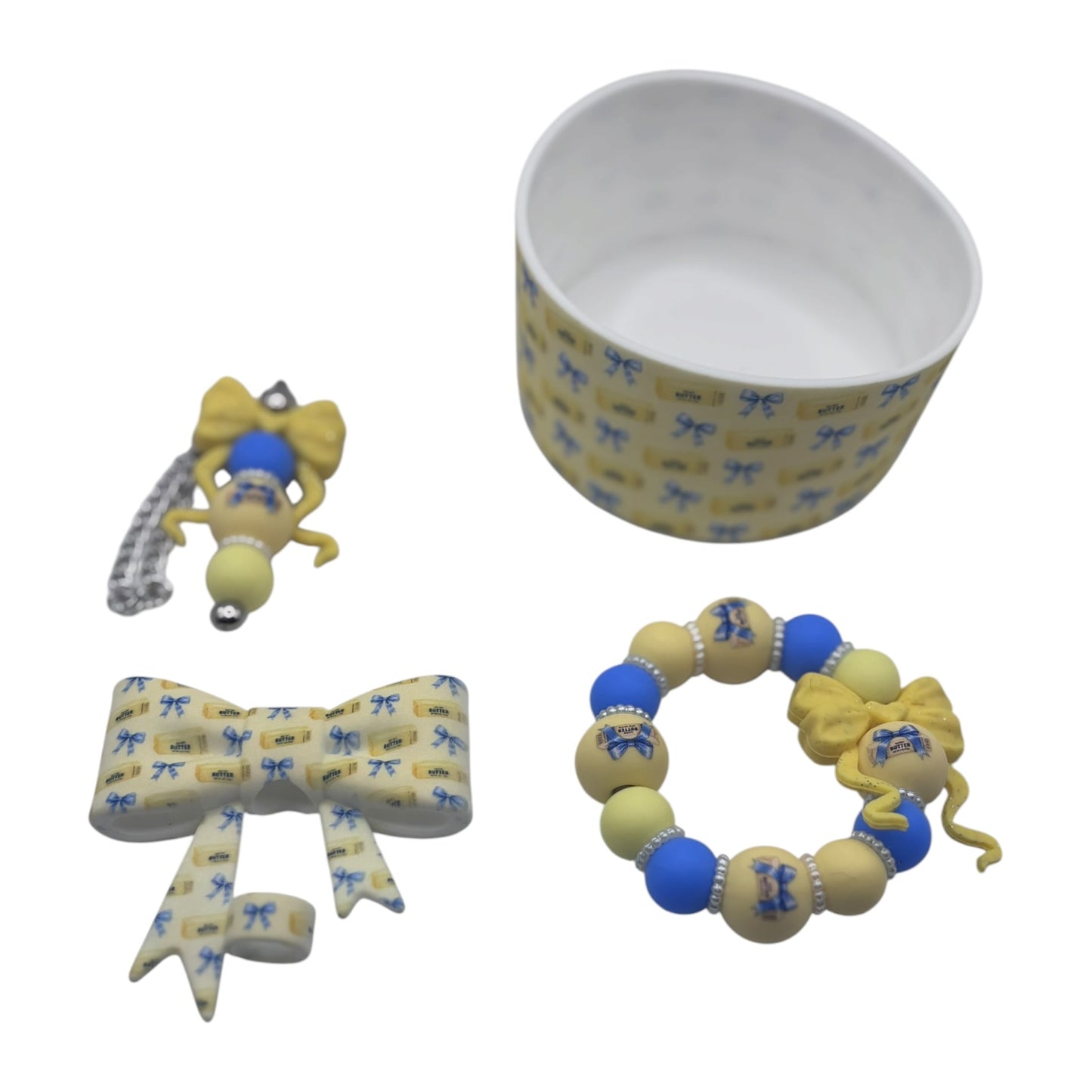 Butter Bow Tumbler Accessories