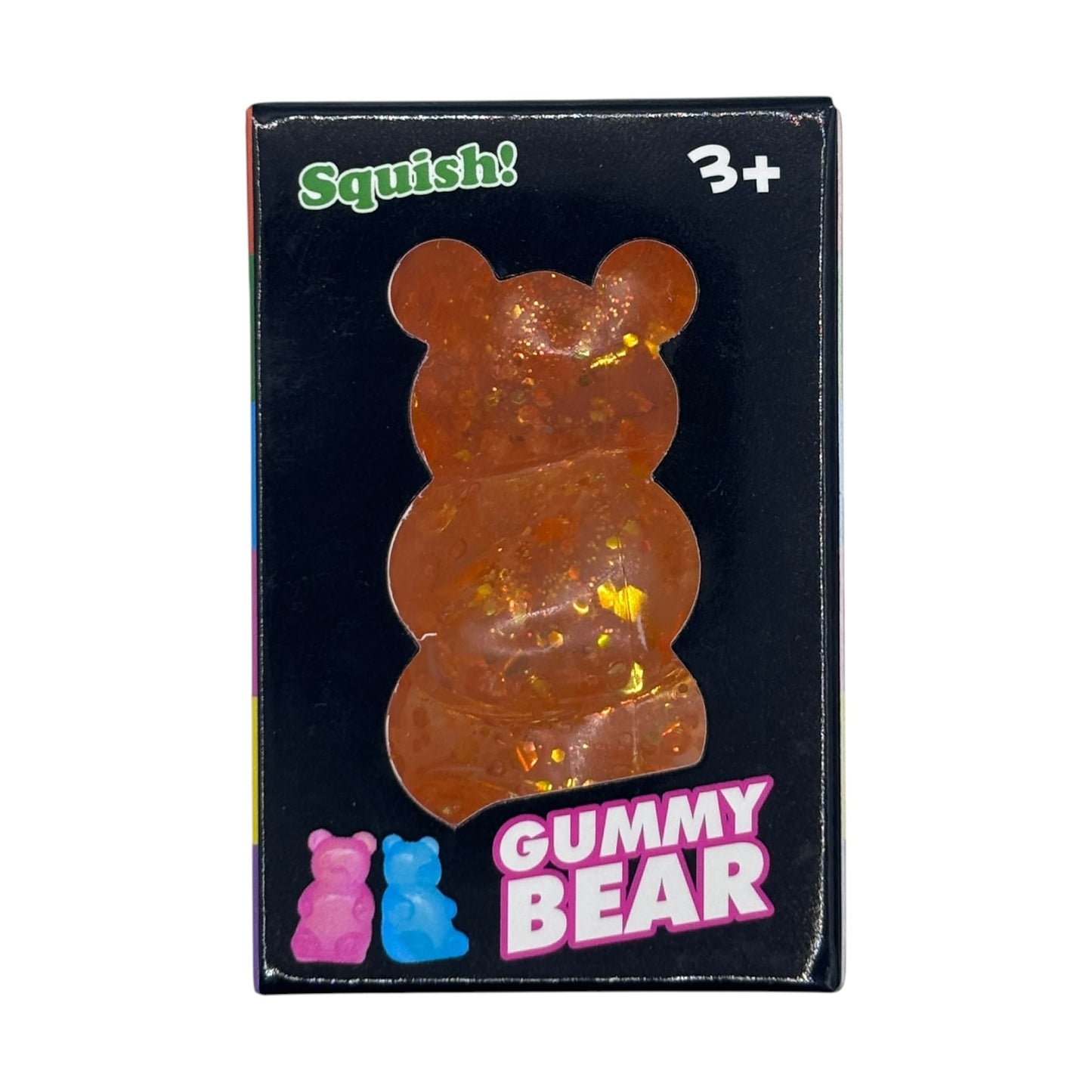Glitter Gummy Bear Squishy Toy – Slow Rebound Stress Relief Fidget