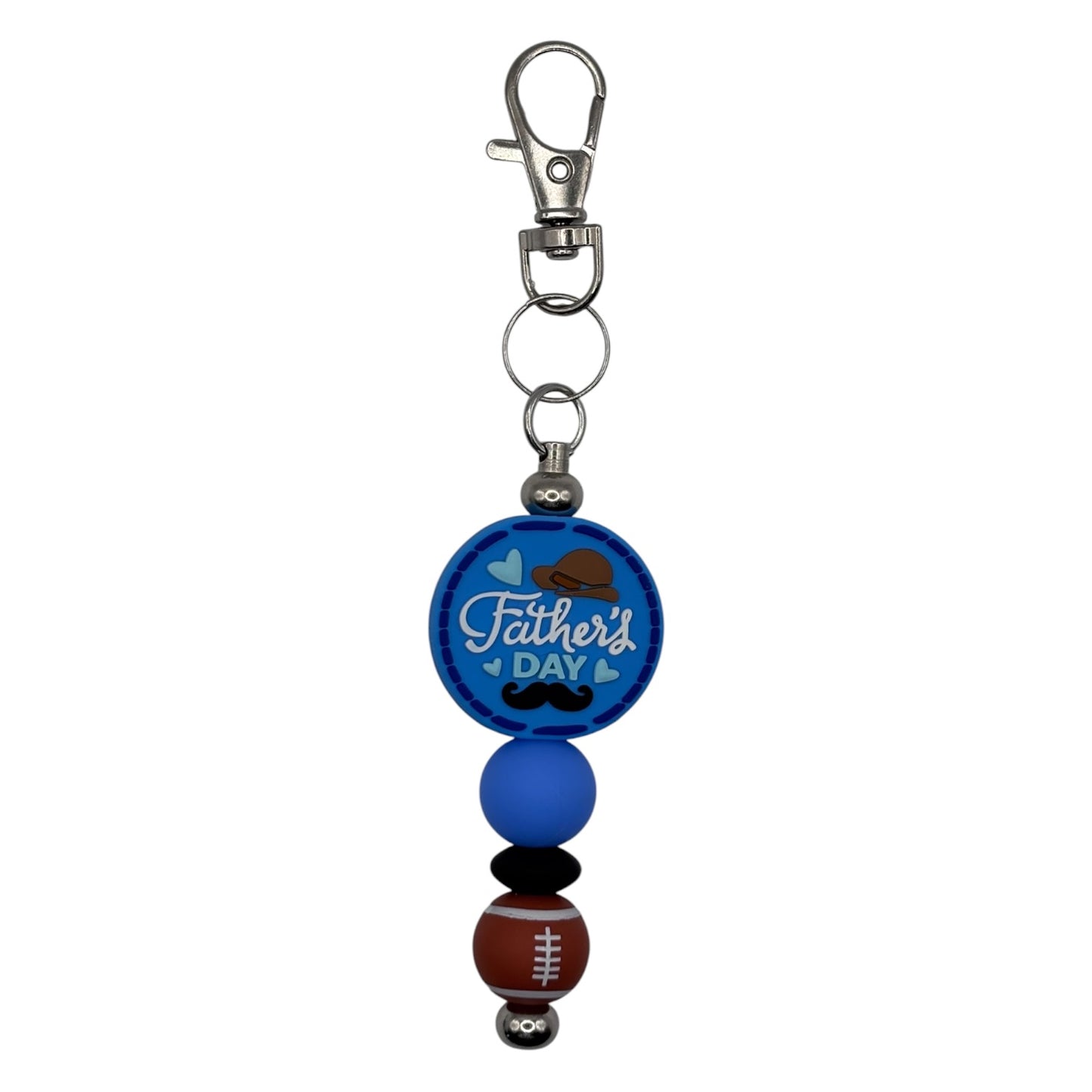 Father's Day Beaded Keychain