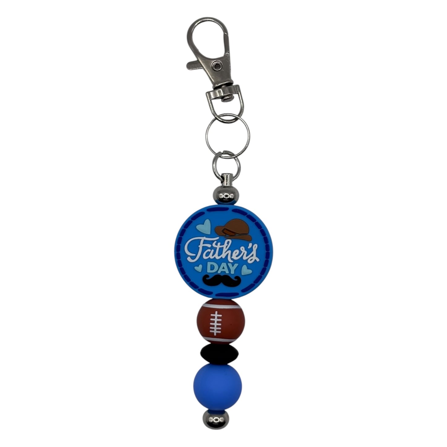 Father's Day Beaded Keychain