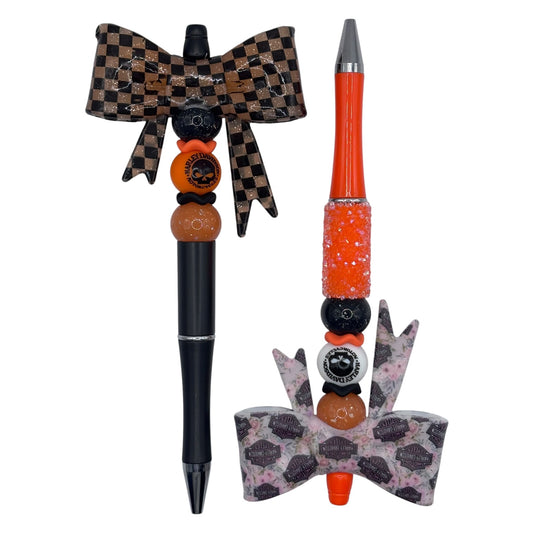 Classic Motorcycle Rider Pen Duo