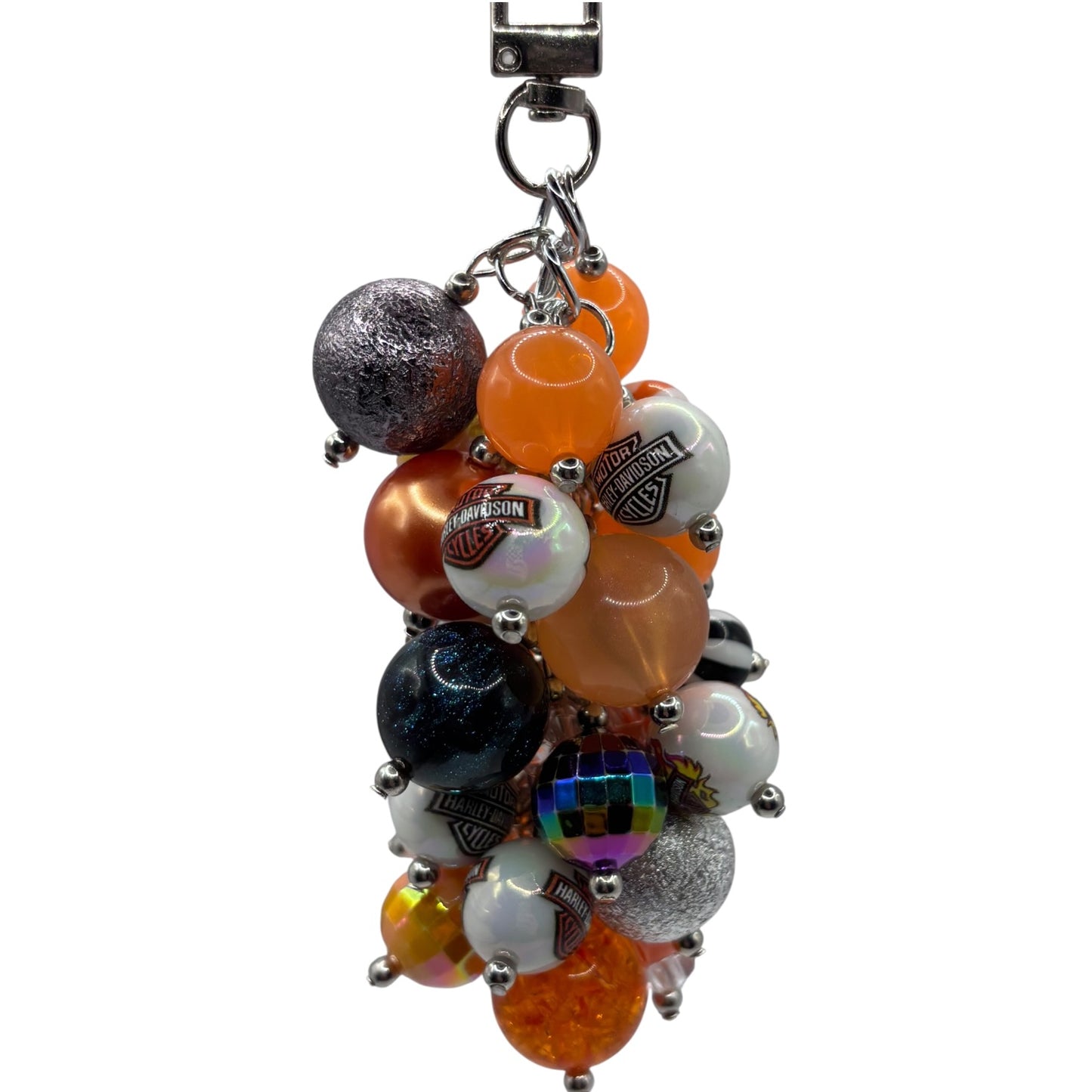 Classic Motorcycle Rider Bauble Charm