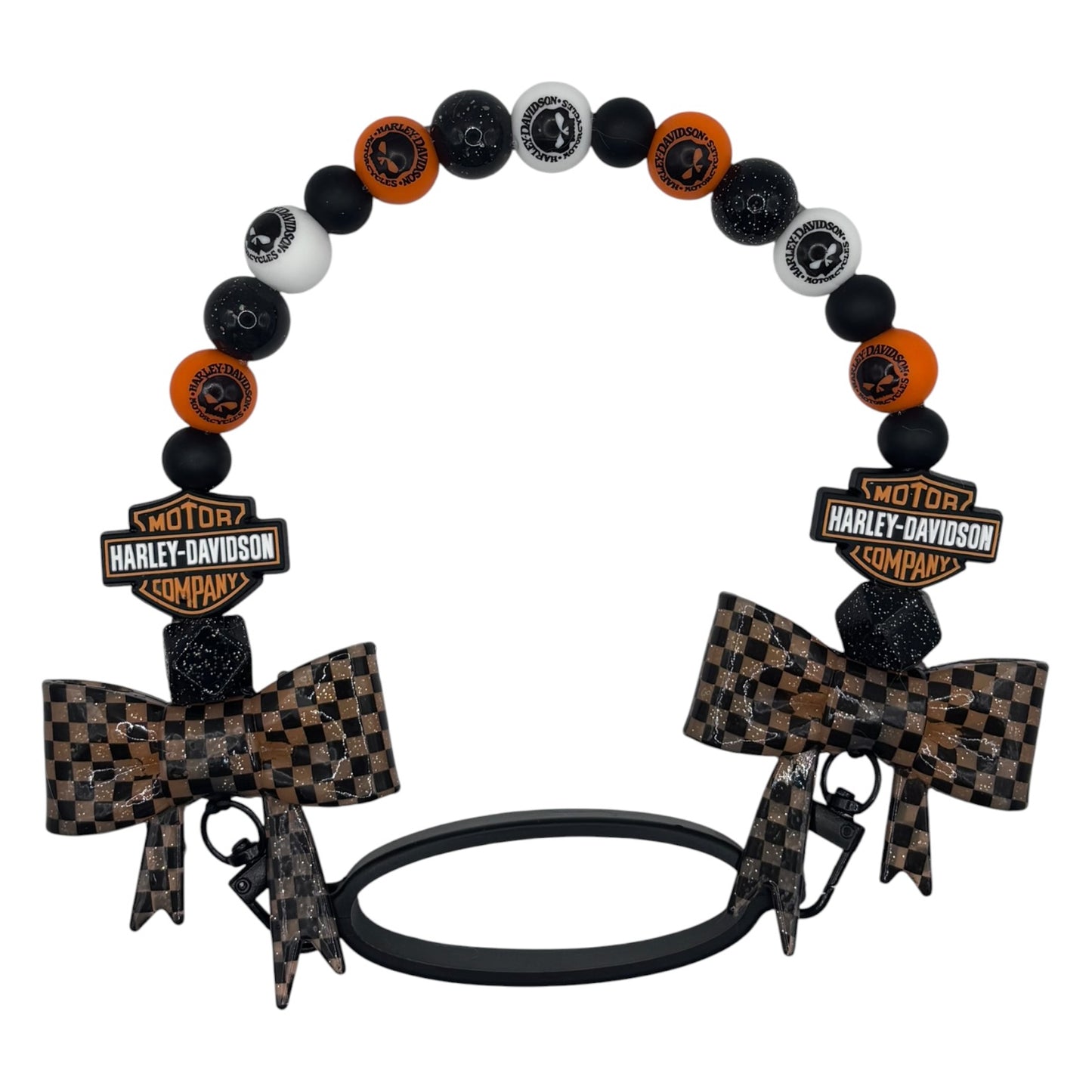 Classic Motorcycle Rider Tumbler Accessory Set