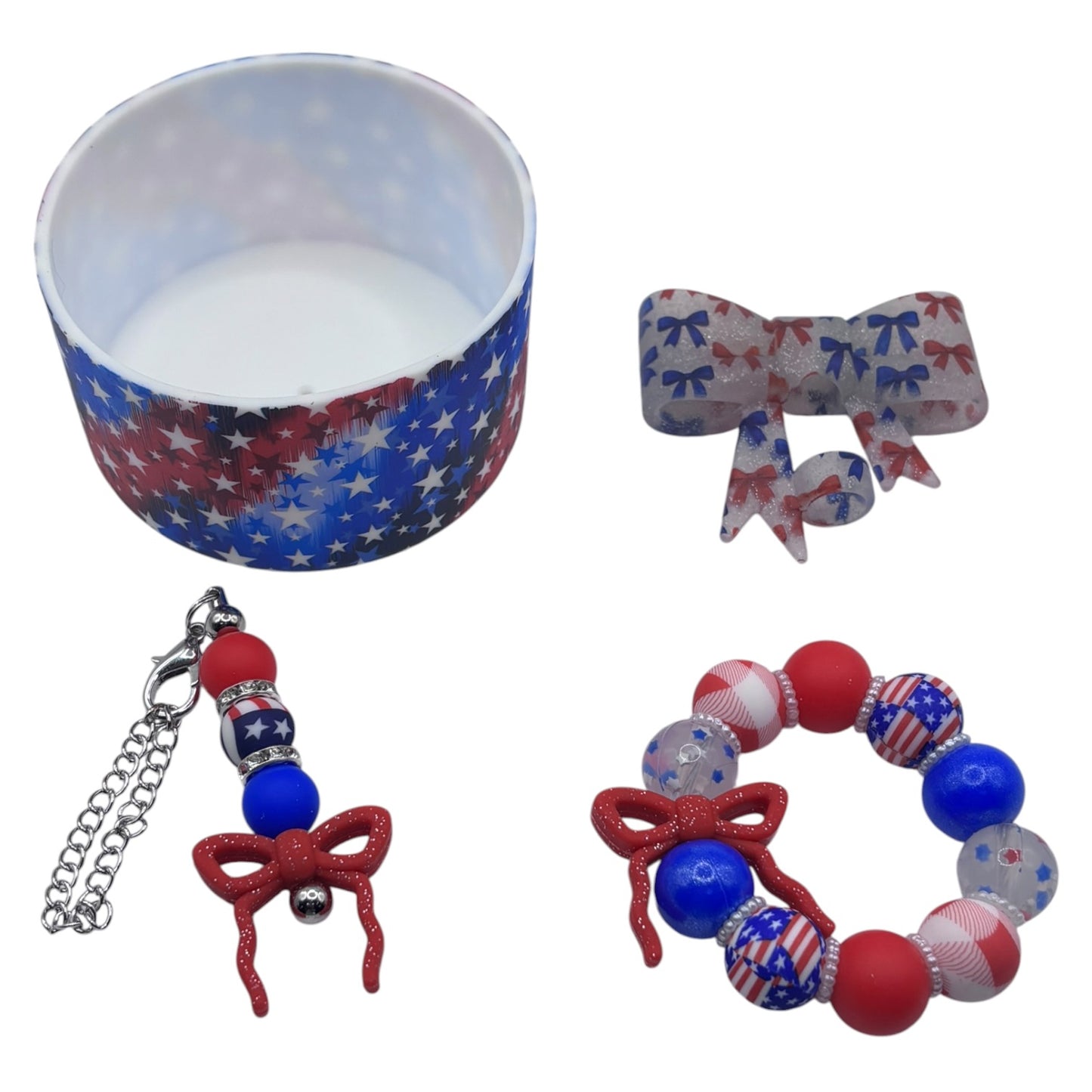 Patriotic Tumbler Accessory Set