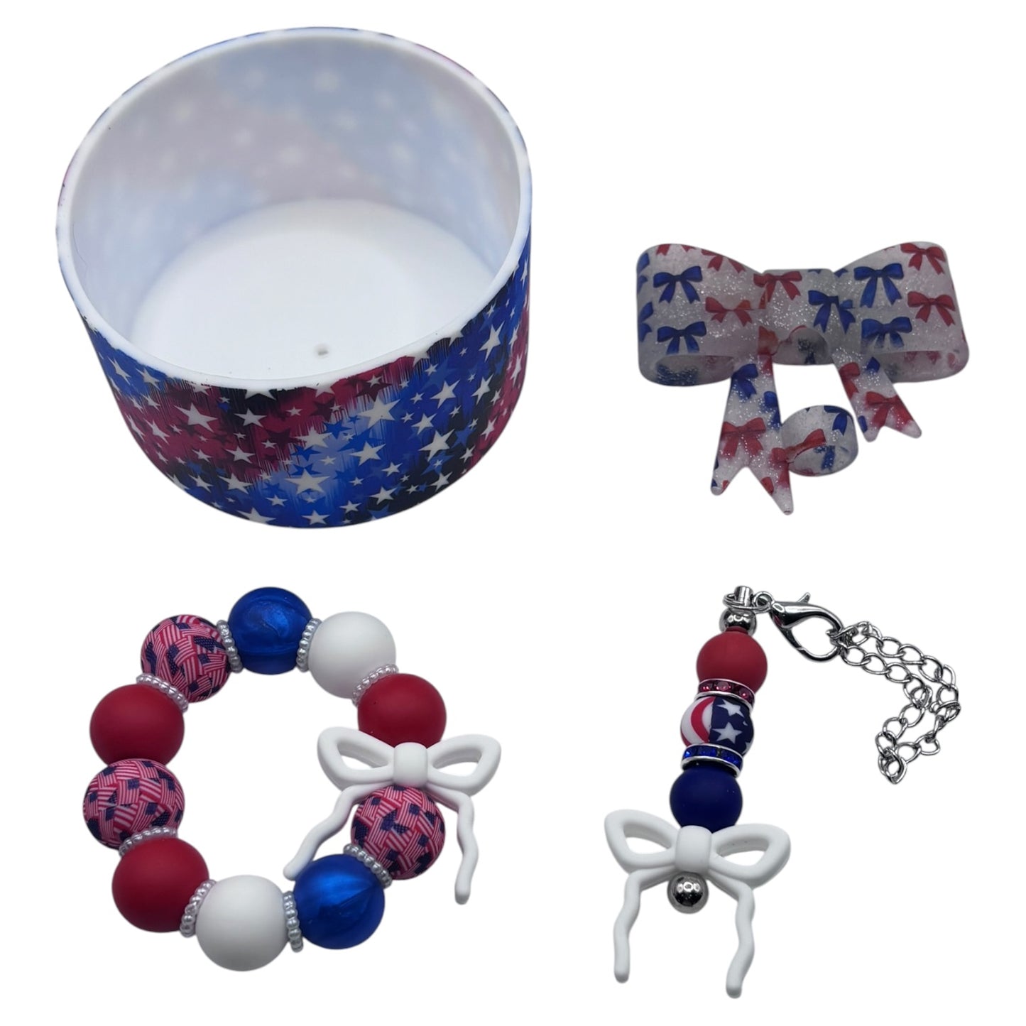 Patriotic Tumbler Accessory Set