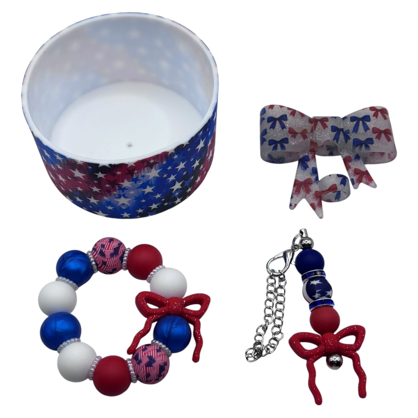 Patriotic Tumbler Accessory Set
