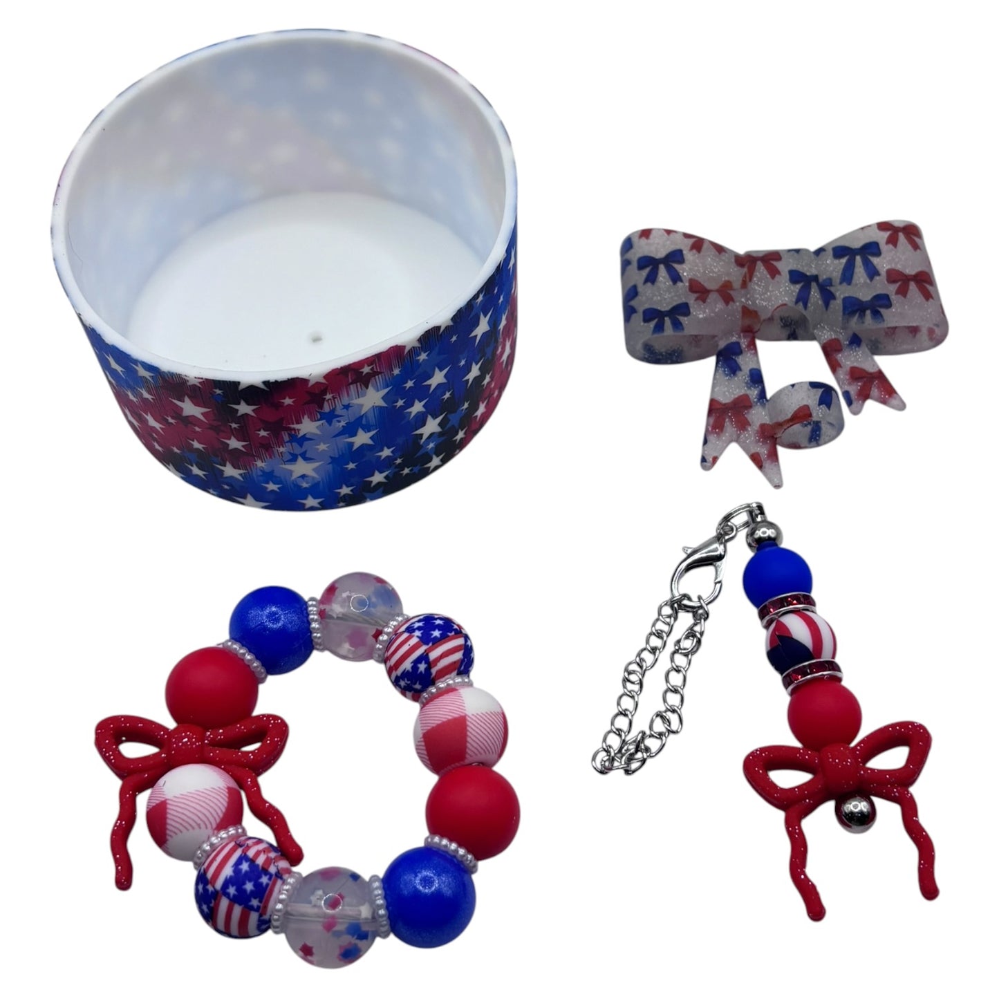 Patriotic Tumbler Accessory Set