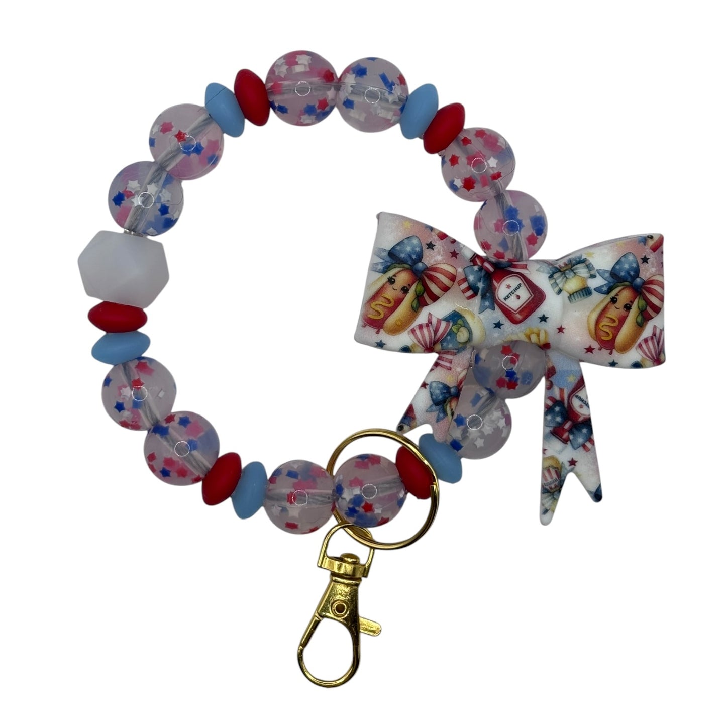 Stars, Stripes & Snacks Wristlet