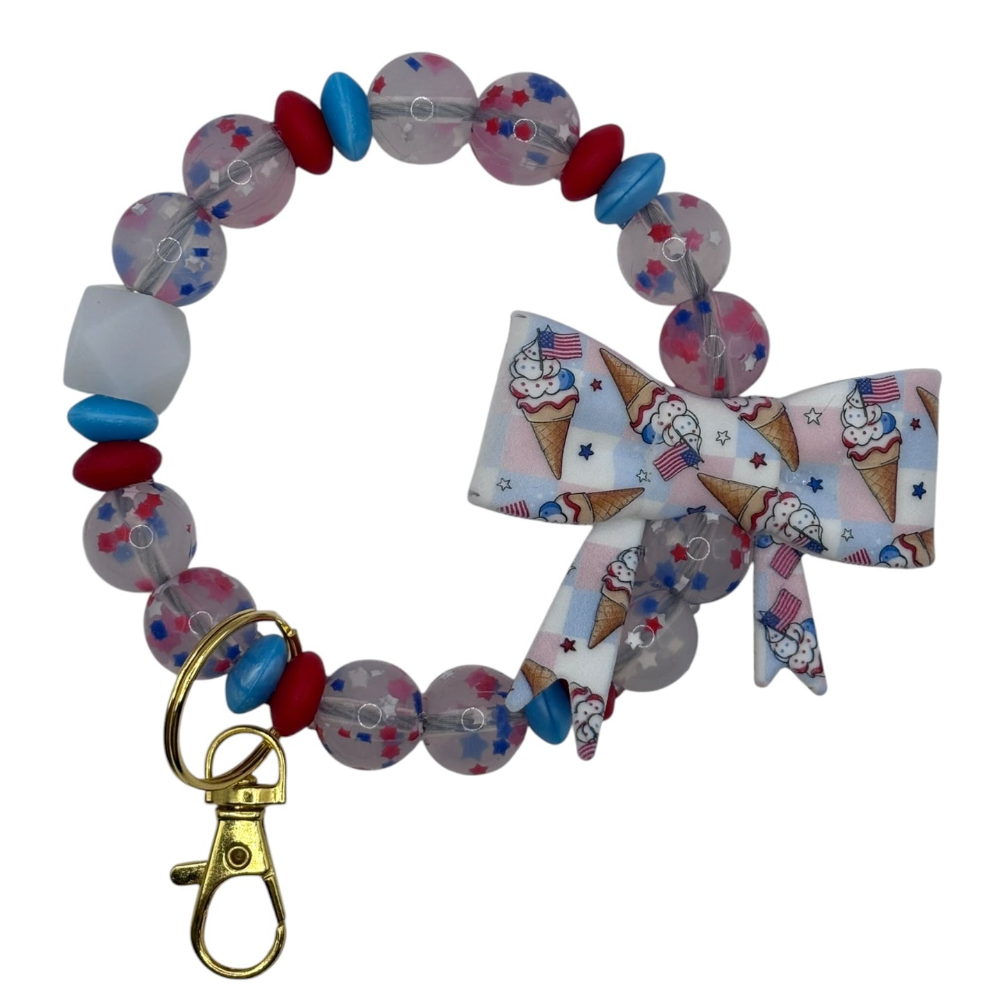 Stars, Stripes & Scoops Wristlet