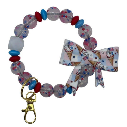 Stars, Stripes & Scoops Wristlet