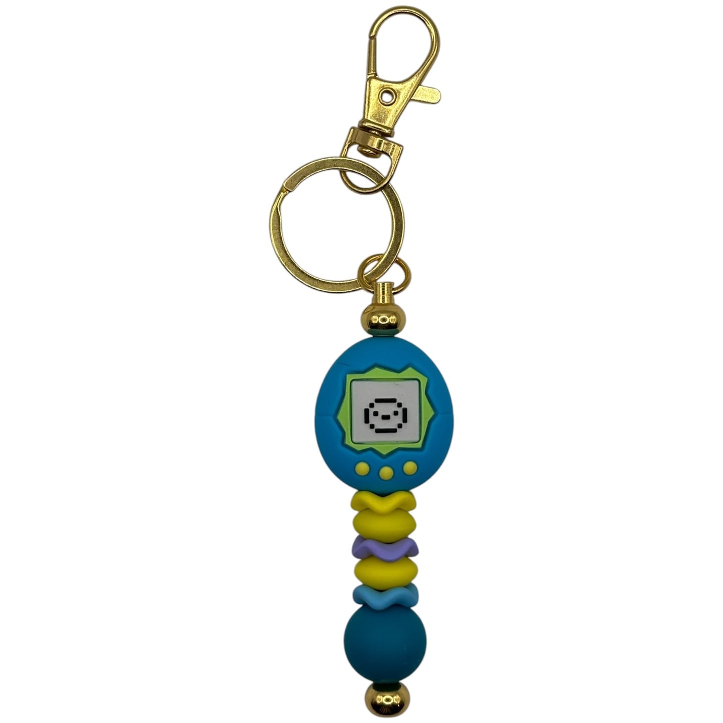 Retro Pixel Pet Keychain