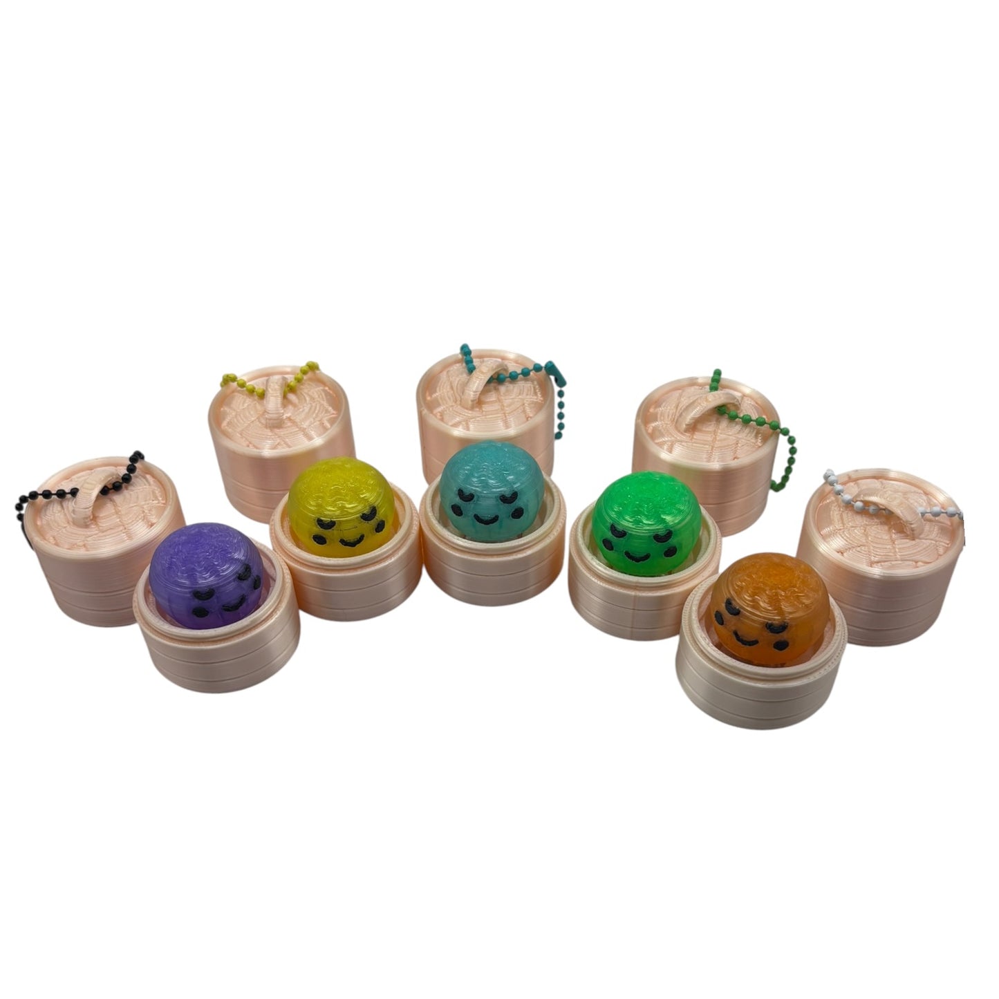 Clicker Dumpling Keychain