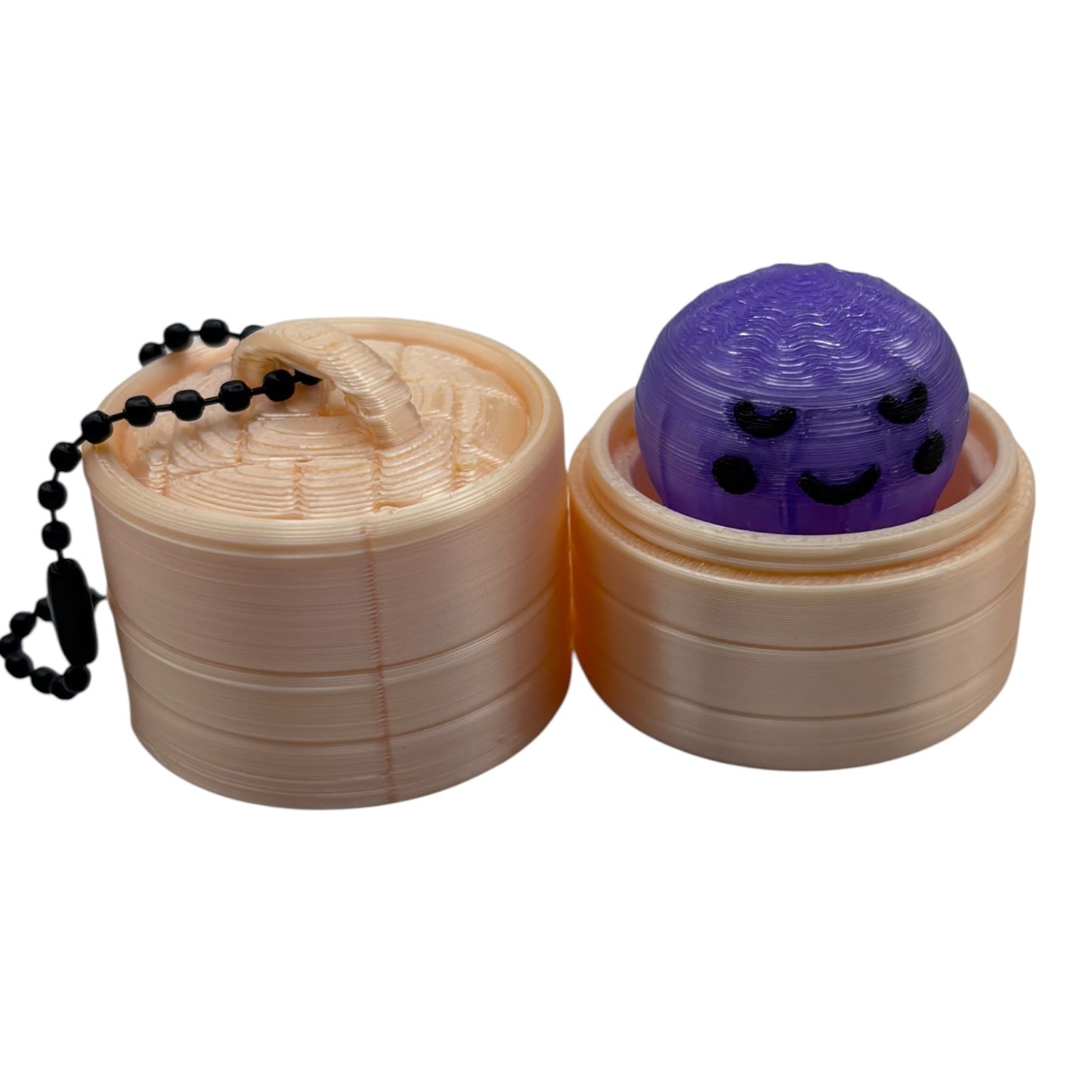 Clicker Dumpling Keychain