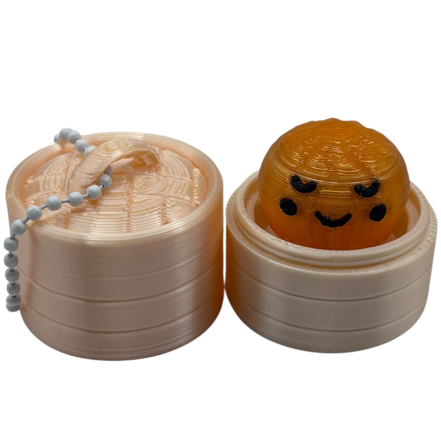 Clicker Dumpling Keychain