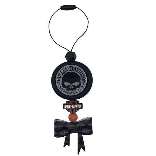Classic Motorcycle Rider Car Charm