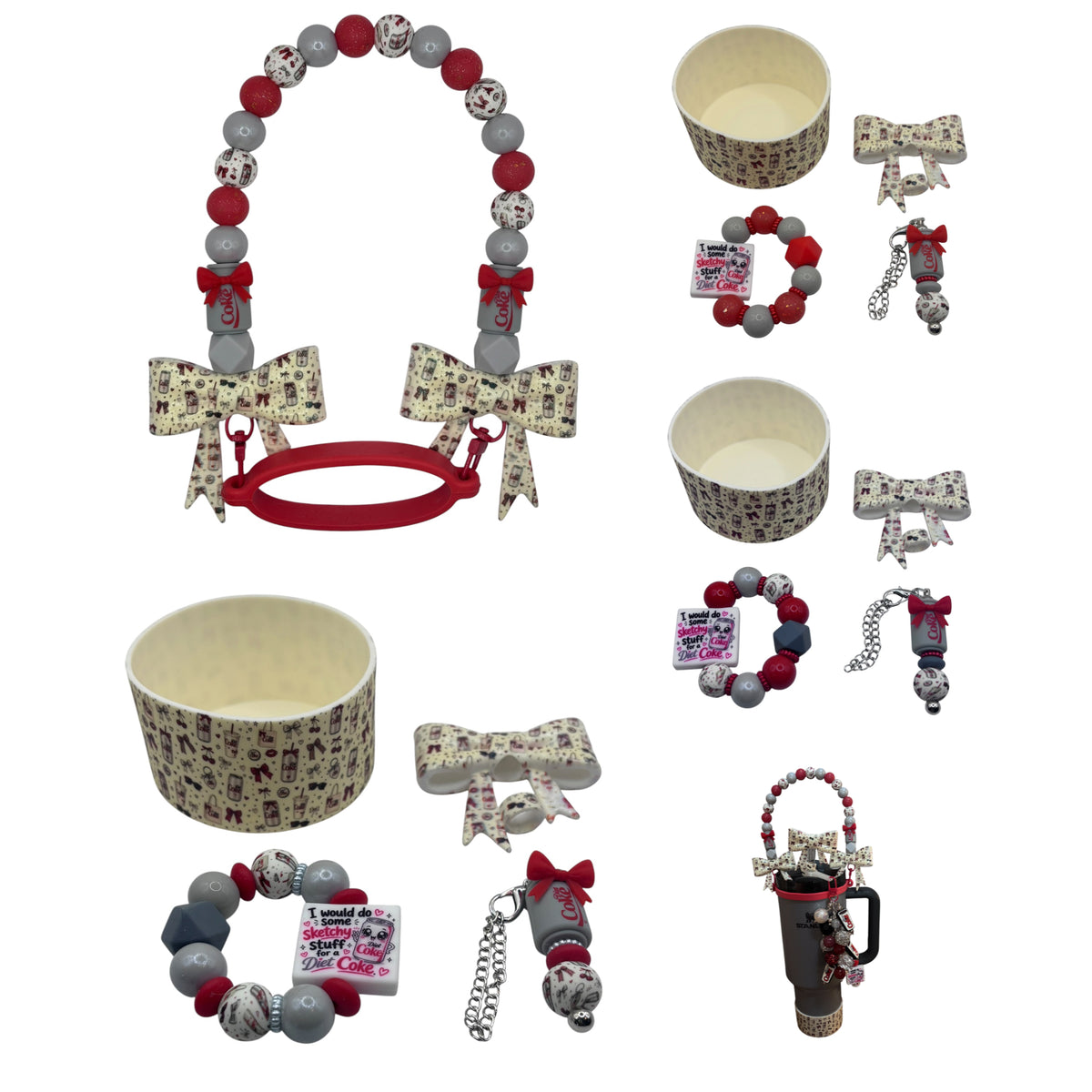 Sketchy for a Diet Coke Tumbler Accessory Set