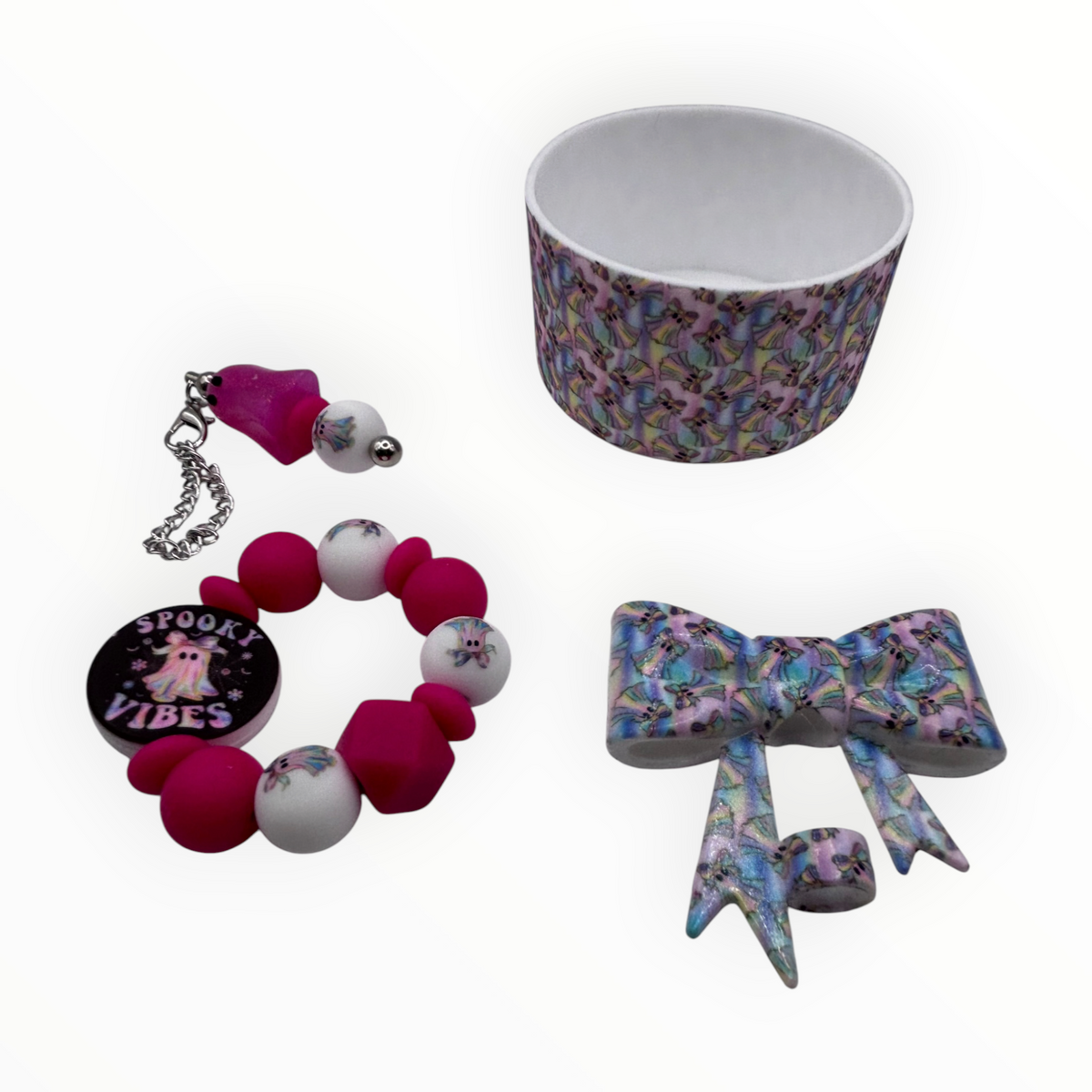 Gorgeous Ghost Tumbler Accessory Set