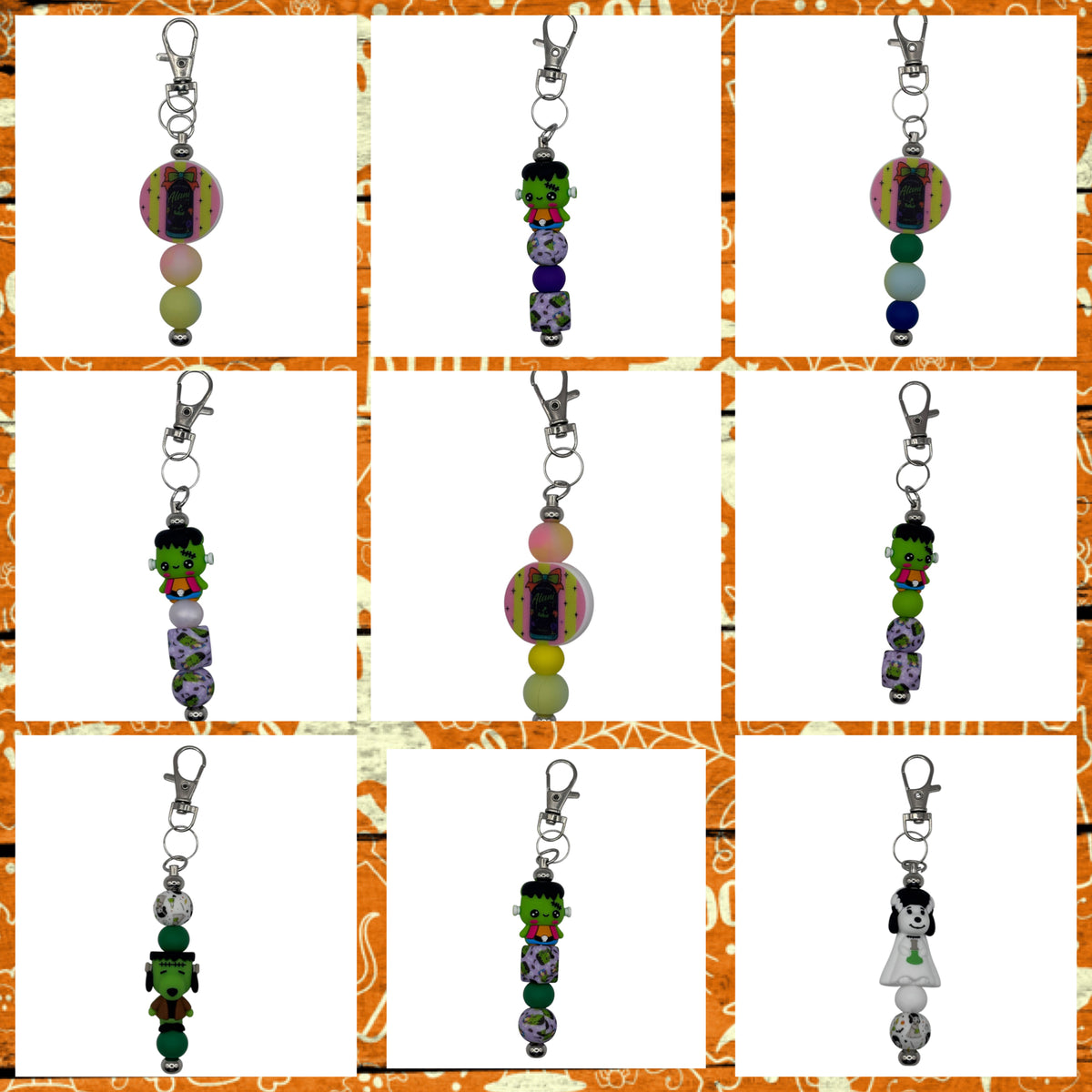 Noah’s Nook Spooky Halloween Beaded Keychains