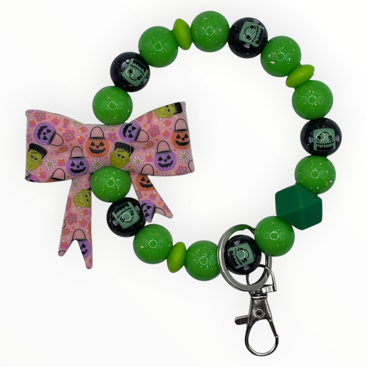 Groovy Monster Halloween Wristlet